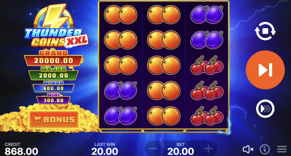 Thunder Coins XXL: Hold and Win