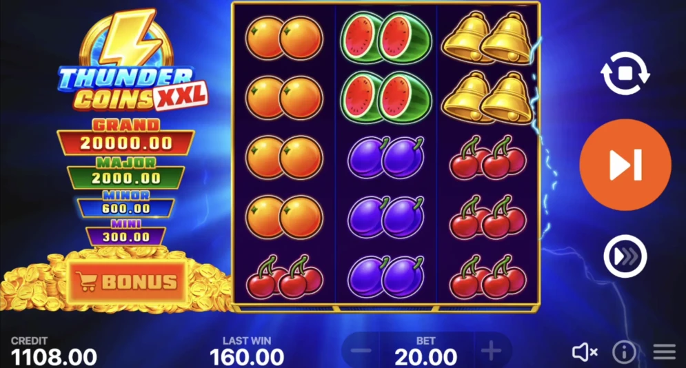 Thunder Coins XXL: Hold and Win