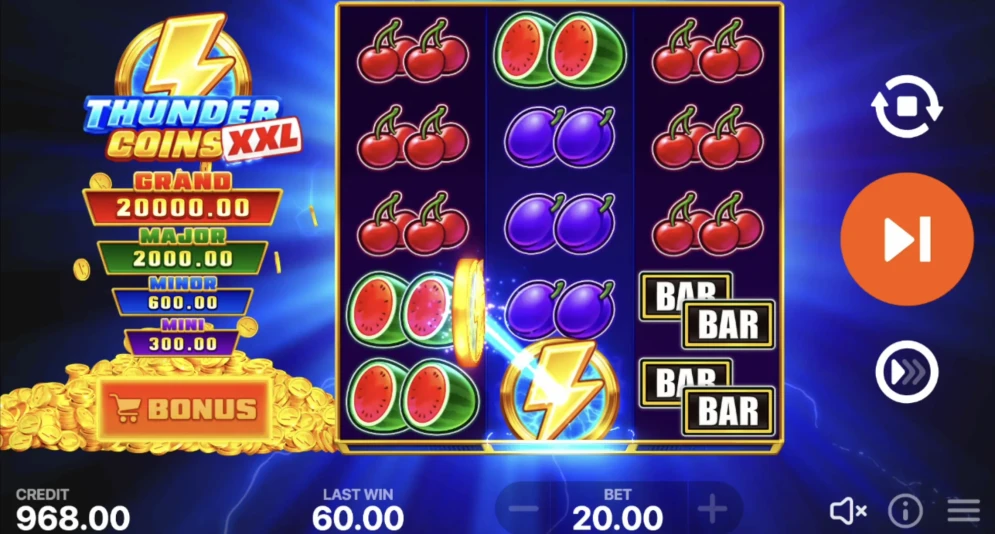 Thunder Coins XXL: Hold and Win Slot