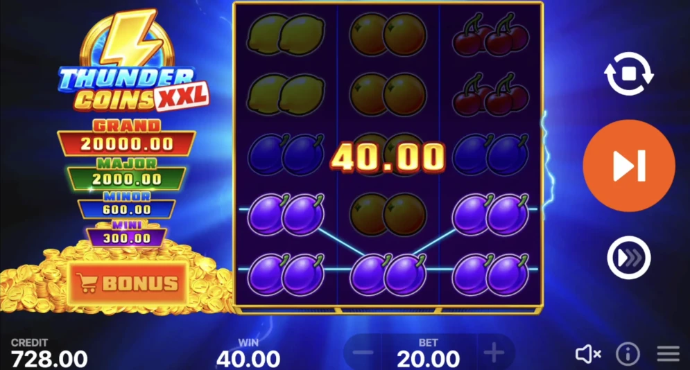 Thunder Coins XXL: Hold and Win