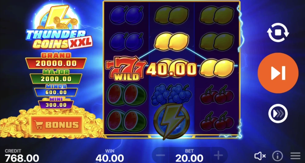 Thunder Coins XXL: Hold and Win