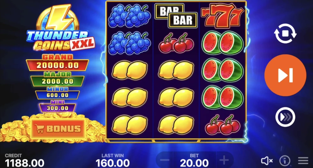 Thunder Coins XXL: Hold and Win Slot