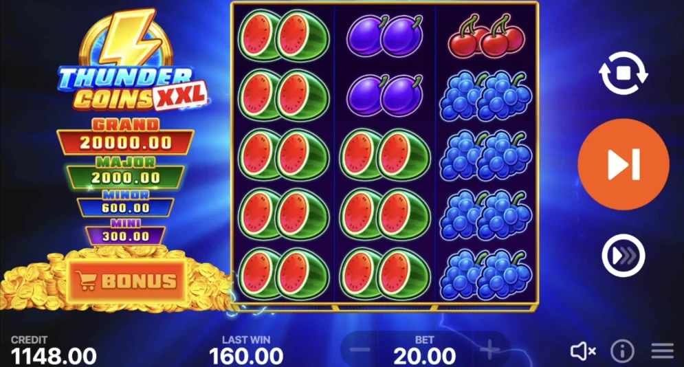 Thunder Coins XXL: Hold and Win Slot