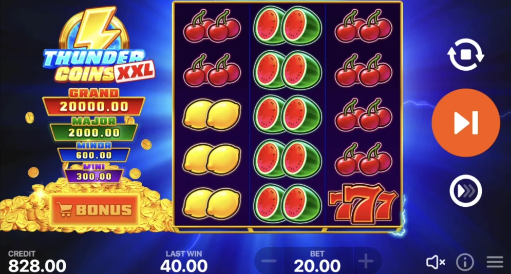 Thunder Coins XXL: Hold and Win