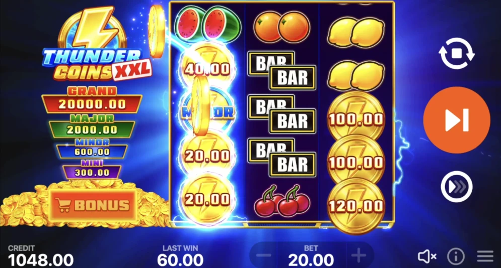 Thunder Coins XXL: Hold and Win